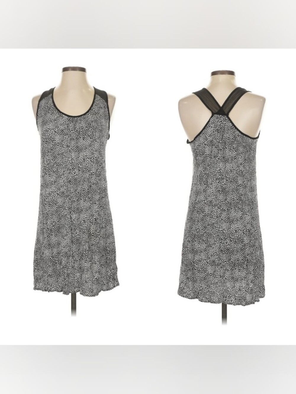 Anne Klein Animal Print Slip Dress Women's Size Small